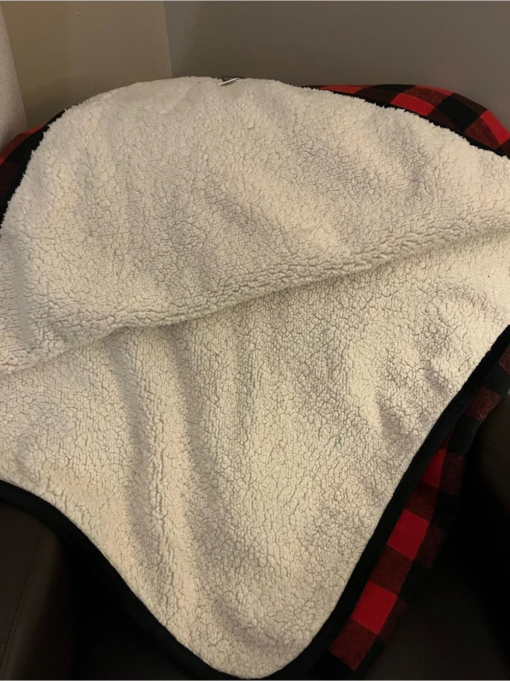 XL - new w/o tag- DEMDACO Cuddling in a Winter Wonderland Buffalo Plaid blanket